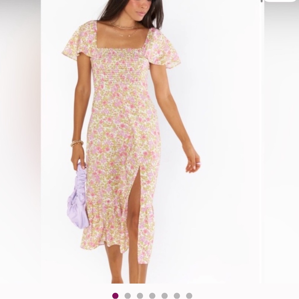 Show me your Mumu Brenda Midi Dress ~ Lovely Flowers